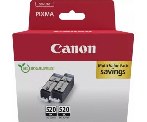 Cartucho canon pgi - 520bk negro twin pack