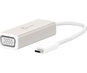 j5create JCA111 Adaptador grÃ¡fico USB 1920 x 1080 Pixeles Aluminio, Blanco