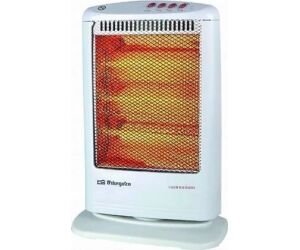 Estufa Halógena Orbegozo BP 0303 B/ 3 niveles de potencia/ 1200W