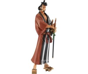 Figura banpresto one piece dxf the grandline men wanokuni kin'emon vol.27 17cm