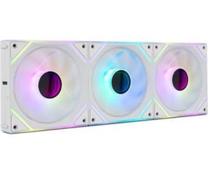 Ventilador Nox Hummer Pro Link Kit 3xvent Argb Magnetico Blanco