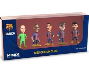 Pack 5 figuras minix fc barcelona