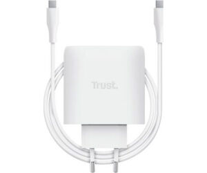 Cargador Pared/viaje Usb-c 65w + Cable Usb-c 2 M Maxo Blanco Trust