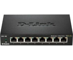 D-LINK SWITCH 8 PUERTOS 10/100/1Gbit METALICO IPTV