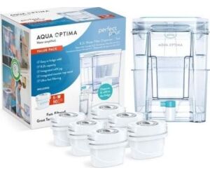 Depósito de Agua Filtrada Aqua Optima WD1001/ 8.2L/ Incluye 6 Filtros