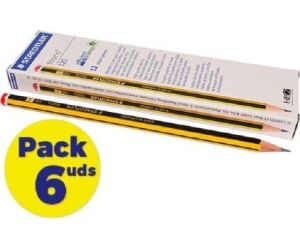 Lápices de Grafito Staedtler Noris 120-2/ HB/ 6 cajas de 12 unidades