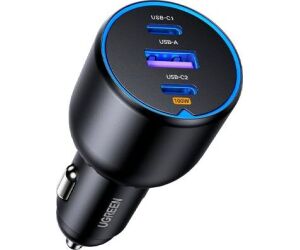 Cargador Coche Ugreen 130w 2xusb-c Pd+usb-a