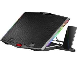 Soporte Refrigerante Mars Gaming MNBC5 para Portátiles hasta 17.3"/ Iluminación LED