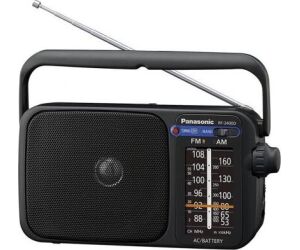 Radio Portátil Panasonic RF-2400DEG-K/ Negra