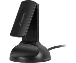 Adaptador red lanberg usb wifi ax3000 tri - banda 2x antenas internas