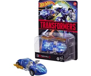 Coche hot wheels transformers twin mill
