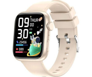Smartwatch Forever IGo Watch 3 JW-500/ Notificaciones/ Frecuencia Cardíaca/ Marfil