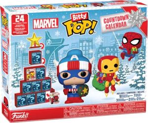Bitty pop! calendario de adviento marvel comics