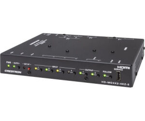Crestron 4x2 4k60 4:4:4 Hdr Av Switcher (hd-md4x2-4kz-e) 6511307
