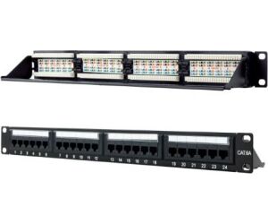 Nanocable Panel Parcheo 24P CAT.6A UTP 19"1U Dual