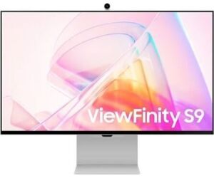 Smart Monitor Samsung ViewFinity S9 S27C902PAU 27"/ 5K/ Multimedia/ Regulable en altura/ Smart TV/ Webcam/ Plata