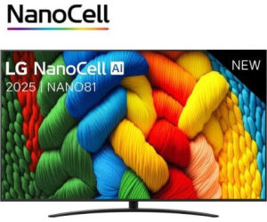 Televisor LG NanoCell 86NANO81A6A 86"/ Ultra HD 4K/ Smart TV/ WiFi