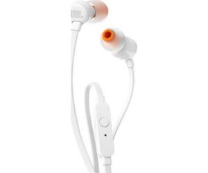Auriculares Intrauditivos JBL Tune 110/ con Micrófono/ Jack 3.5/ Blancos