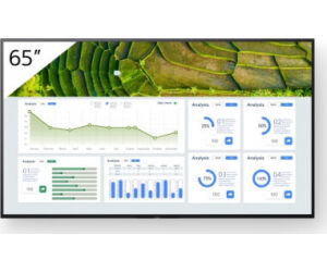 Sony FW-65BZ30L pantalla de señalización Pantalla plana para señalización digital 165,1 cm (65") LCD Wifi 440 cd / m² 4K Ultra HD Negro Android 24/7