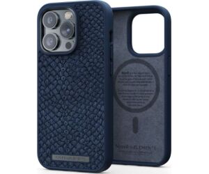 Funda Magsafe Iphone 14 Pro Piel De Salmon Azul Petroleo Njord