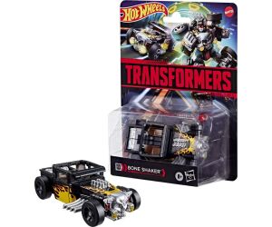 Coche hot wheels transformers bone shaker
