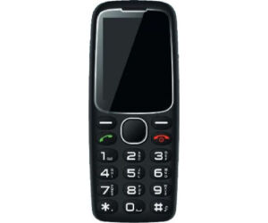 Teléfono Móvil Daewoo DW8001BK para Personas Mayores/ Negro