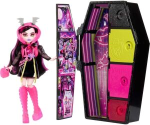 Muñeca mattel monster high skulltimate secrets neon frights draculaura