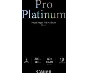 Papel fotografico canon pro platinum pt - 101 a3  10 hojas 300gr