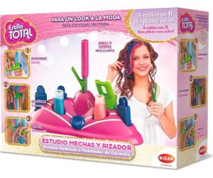Juego bizak estudio mechas y rizador