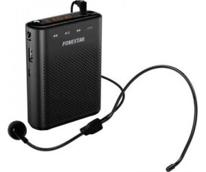 Amplificador portatil fonestar alta - voz - 30 - altavoz y microfono - 30 w - usb - micro sd - mp3 - grabador -  reproductor - para profesores