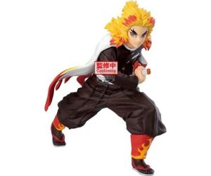 Figura banpresto demon slayer kimetsu no yaiba maximatic kyojuro rengoku 16cm