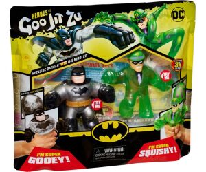 Pack de 2 figuras bandai goo jit zu dc héroes batman vs the riddler