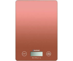 Báscula de Cocina Electrónica Blaupunkt BP4013/ hasta 5kg/ Naranja Claro