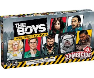 Juego de mesa zombicide 2e: the boys pack #2 the boys edad recomendada 14 años