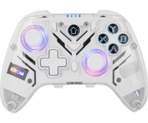 Gamepad Krom Krystal Inalambrico Rgb Bt 5.0