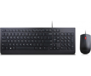 Combo Teclado Raton Lenovo Essential Usb Negro