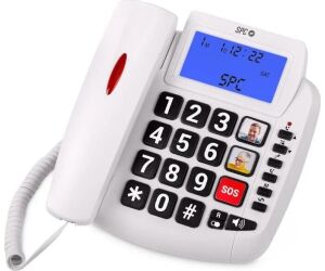 Teléfono SPC Comfort Volume 2/ Blanco