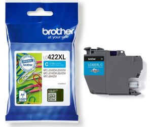Brother LC-422XLC cartucho de tinta 1 pieza(s) Original Cian