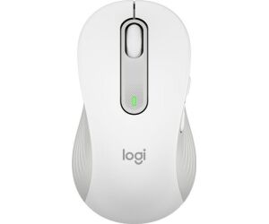 Mouse raton logitech m650 mediano optico wireless inalambrico blanco crudo