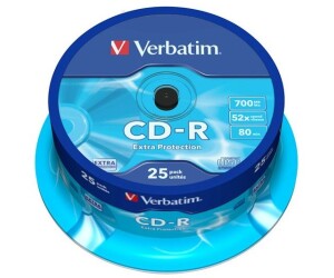 CD-R 52x - 700MB - Tarrina 25