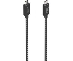 Cable USB 4.0 Tipo-C Aisens A156-0868/ USB Tipo-C Macho - USB Tipo-C Macho/ Hasta 240W/ 40Gbps/ 1.5m/ Gris