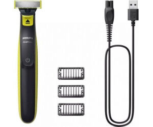 Cortabarbas Philips Oneblade QP2724/10/ con Batería/ 3 Accesorios