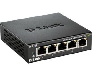 Switch d - link 5 ptos 10 - 100 - 1000 gigabyte metal