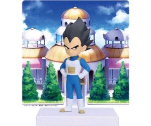 Figura banpresto dragon ball daima vegeta con panel 9cm
