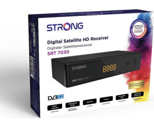 Strong SRT 7030 decodificador 1 sintonizador(es) Alámbrico Negro