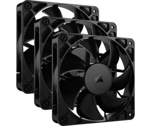 Corsair RS120 Carcasa del ordenador Ventilador 12 cm Negro 3 pieza(s)