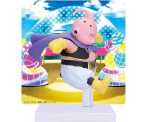 Figura banpresto dragon ball daima majin buu con panel 8cm