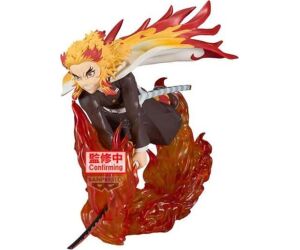Figura banpresto demon slayer kimetsu no yaiba vibration stars plus kyojuro rengoku 14cm