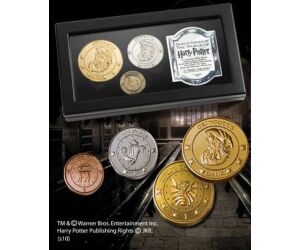 Replica the noble collection harry potter monedas de gringotts expositor