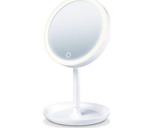 Espejo Cosmético de Maquillaje con Luz Beurer BS 45/ Telescópico/ Ø17.5cm